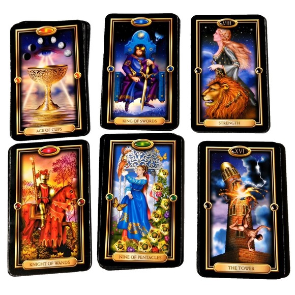 Easy Tarot Deck Oracle Cards Beginners Learn To Read The Cards Tips Layout Guide - Picture 3 of 7